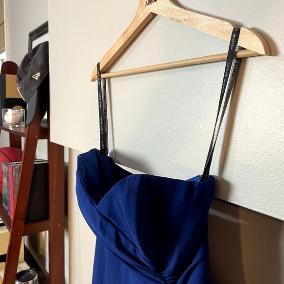 Alfred Angelo Sweetheart Neckline Short Formal Blue Cocktail Dress Size 8 - Picture 7 of 14